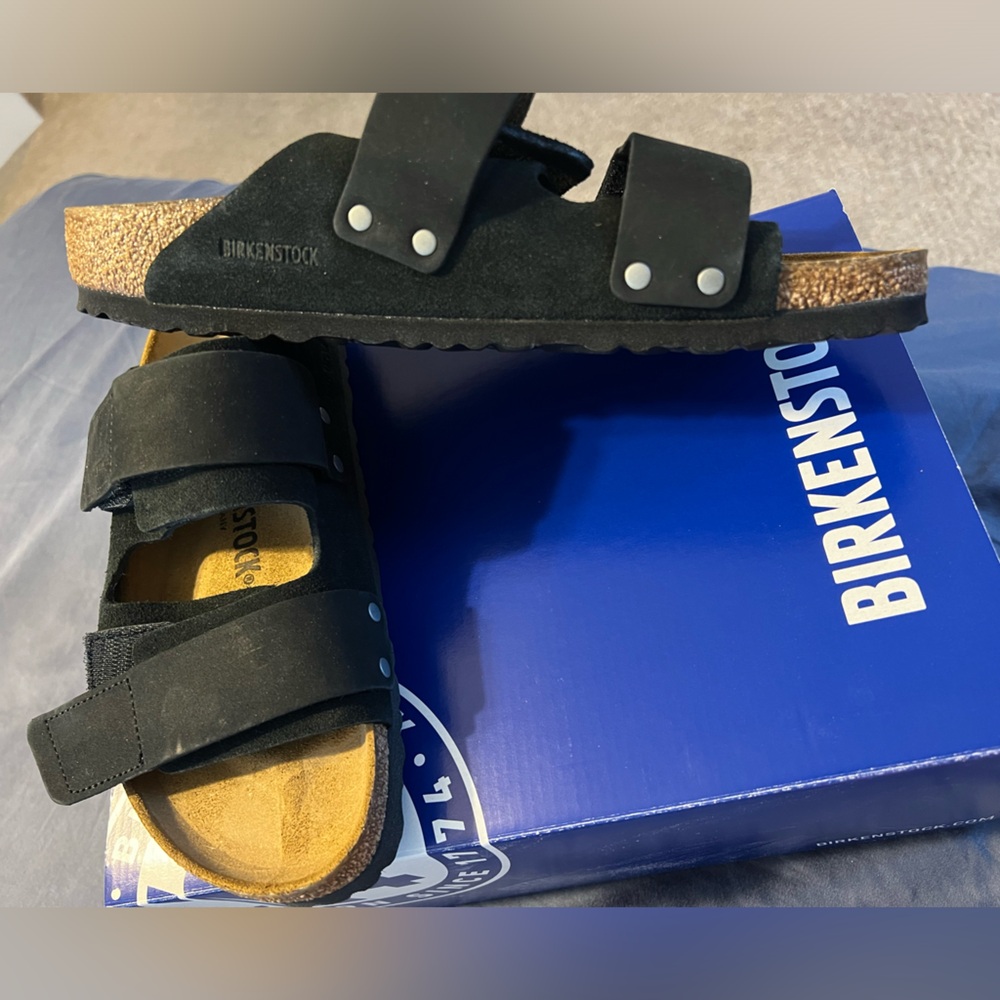Narrow Fit Suede Velcro Uji Birkenstocks size 40